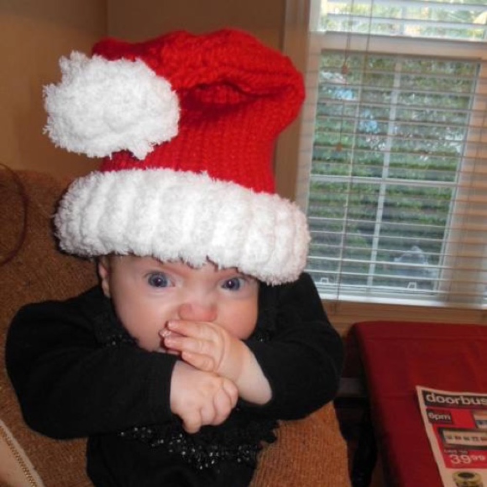 Bespoke Baby Santa Hat